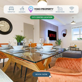 Grace House - Prime Location - Driveway Parking, Pool Table, Fast Wifi, Self Check-In and Smart TV with Sky TV and Netflix by Yoko Property